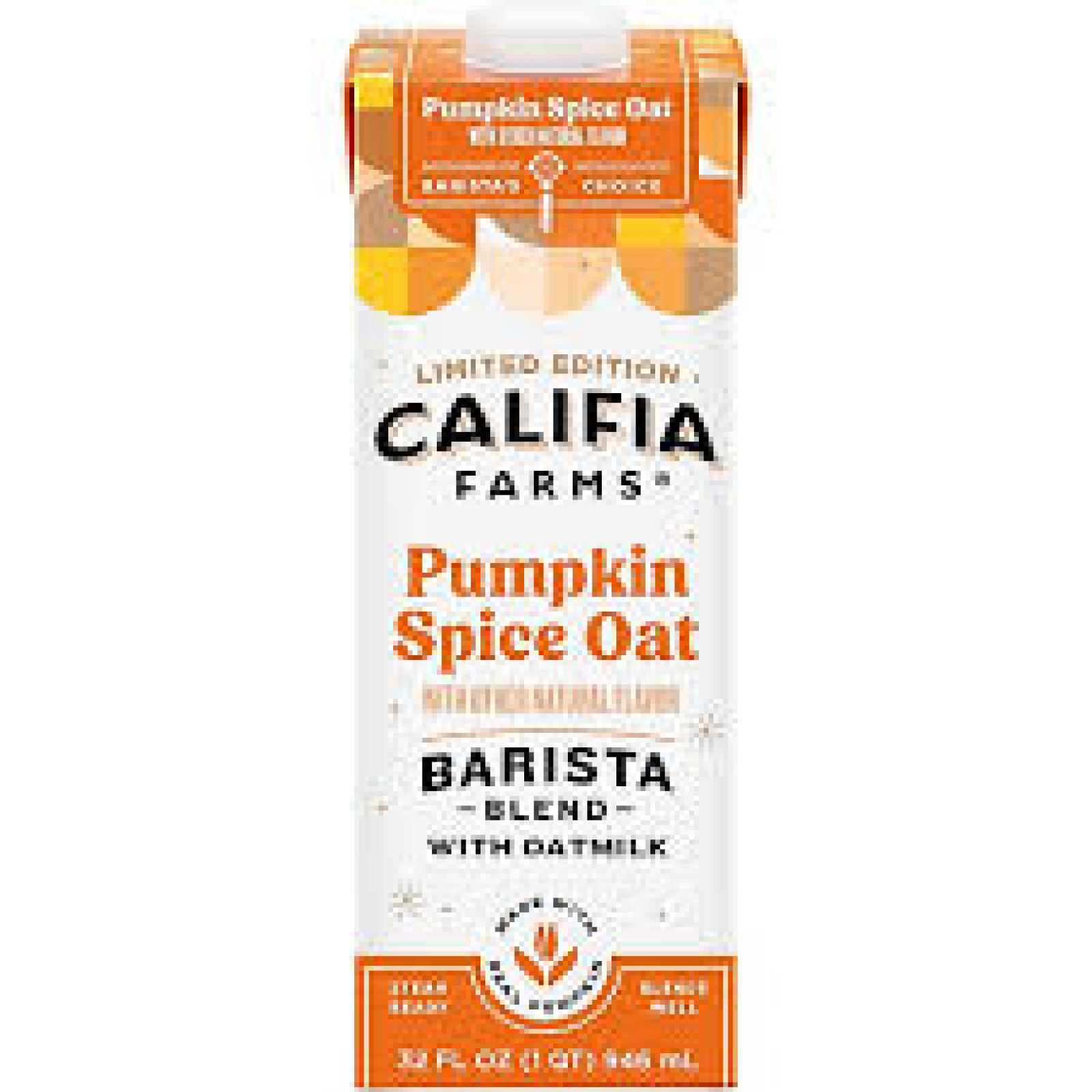 Ρόφημα Βρώμης Pumpkin Spice Barista CALIFIA FARMS 1lt