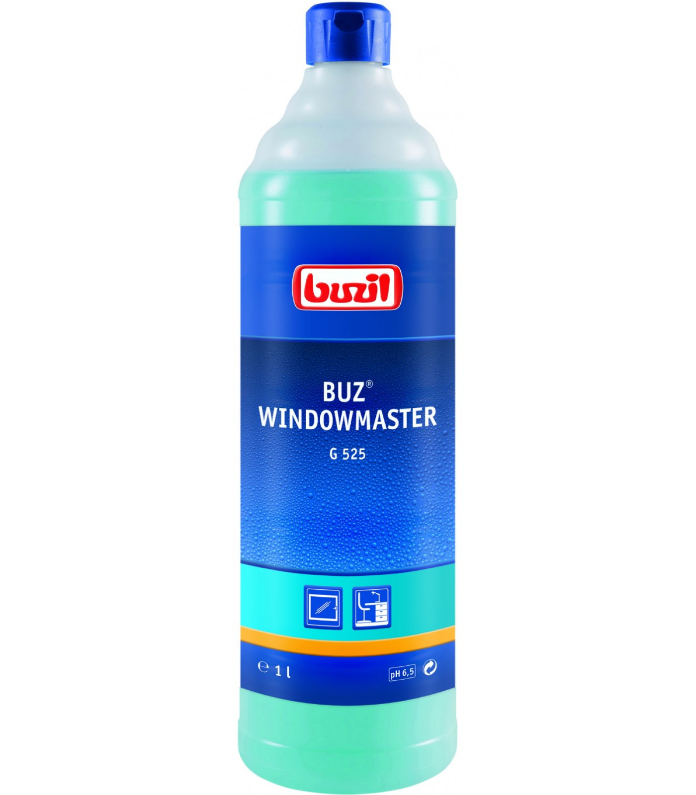 Υγρό καθαριστικό τζαμιών Buz®  Windowmaster G525 BUZIL 1lt