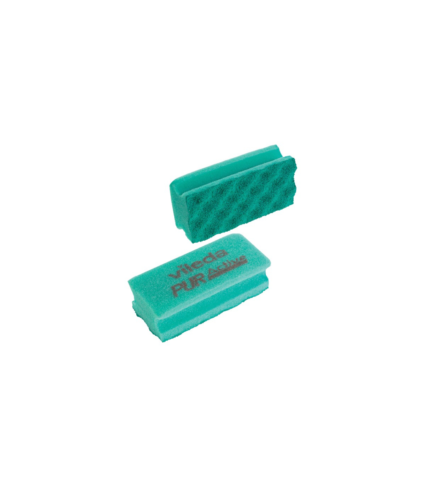 Σφουγγάρι Puractive με Λαβή Πράσινο VILEDA 8,5x13,5cm