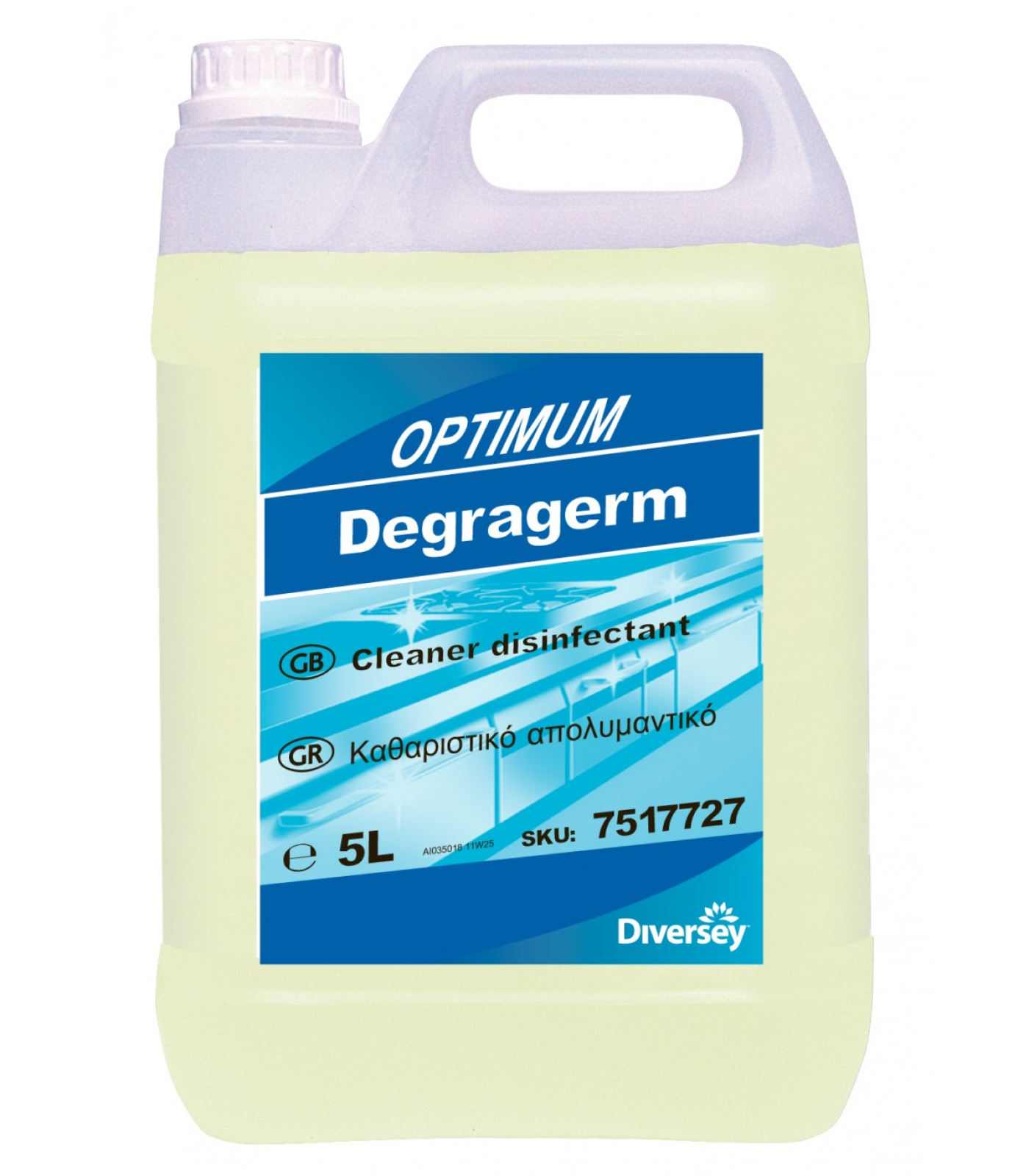 Καθαριστικό Απολυμαντικό DIVERSEY OPTIMUM DEGRAGERM 5lt