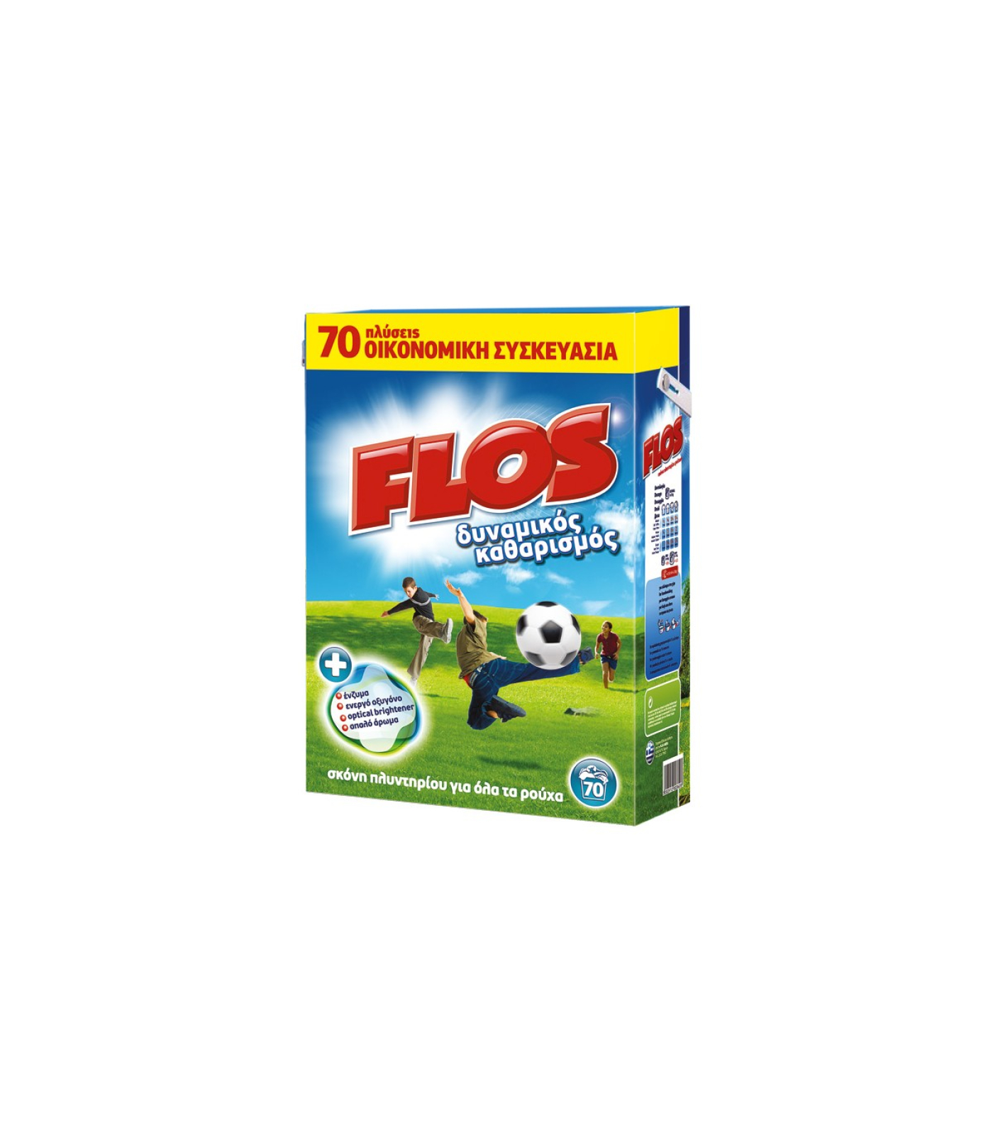 Σκόνη πλυντηρίου Κουτί FLOS 4.9kg