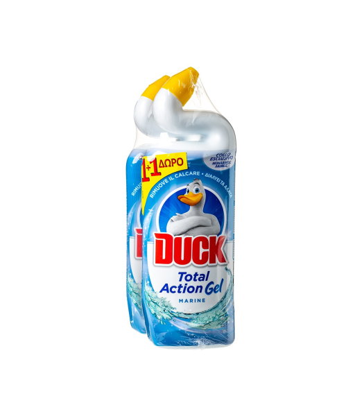Υγρό λεκάνης Total Action Gel Θάλασσα DUCK 2x750ml