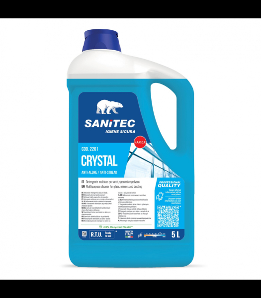 Υγρό τζαμιών Crystal SANITEC 5lt