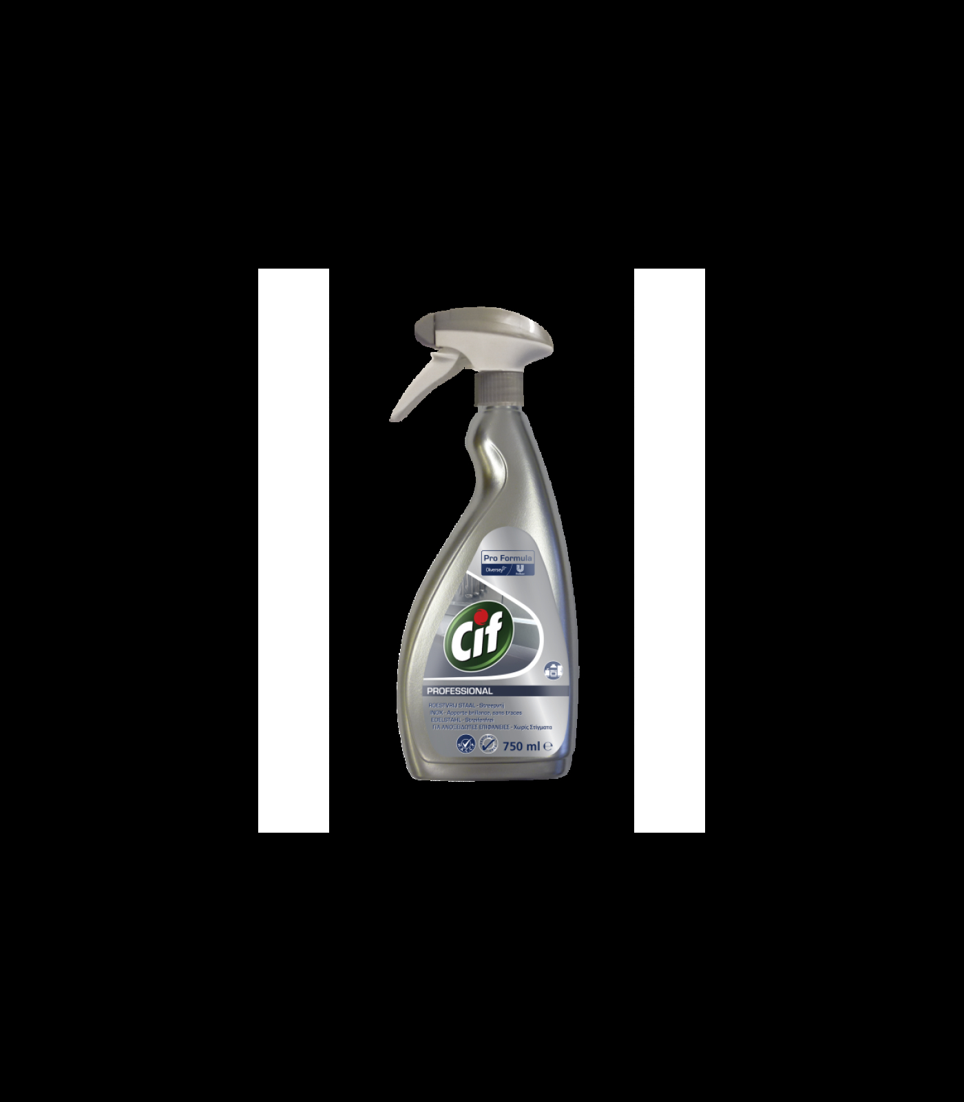 Καθαριστικό Stainless Steel Ανοξείδωτες Επιφάνειες CIF PRO 750ml
