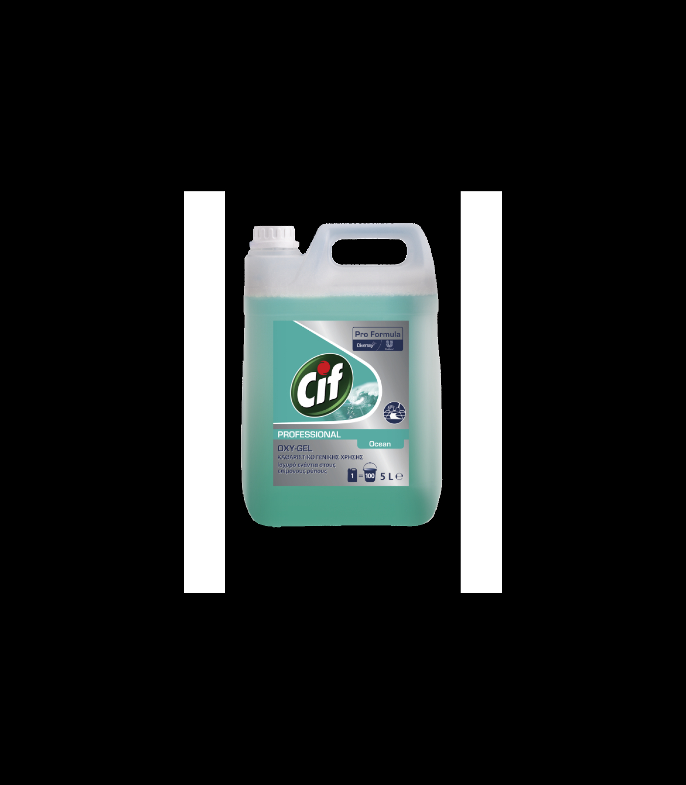 Καθαριστικό Γενικής Χρήσης Oxy-gel Υγρό με Άρωμα Ωκεανού PRO CIF 5lt