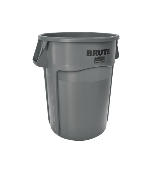 Κάδος Απορριμμάτων Brute Στρογγυλός Γκρι RUBBERMAID 75,5lt