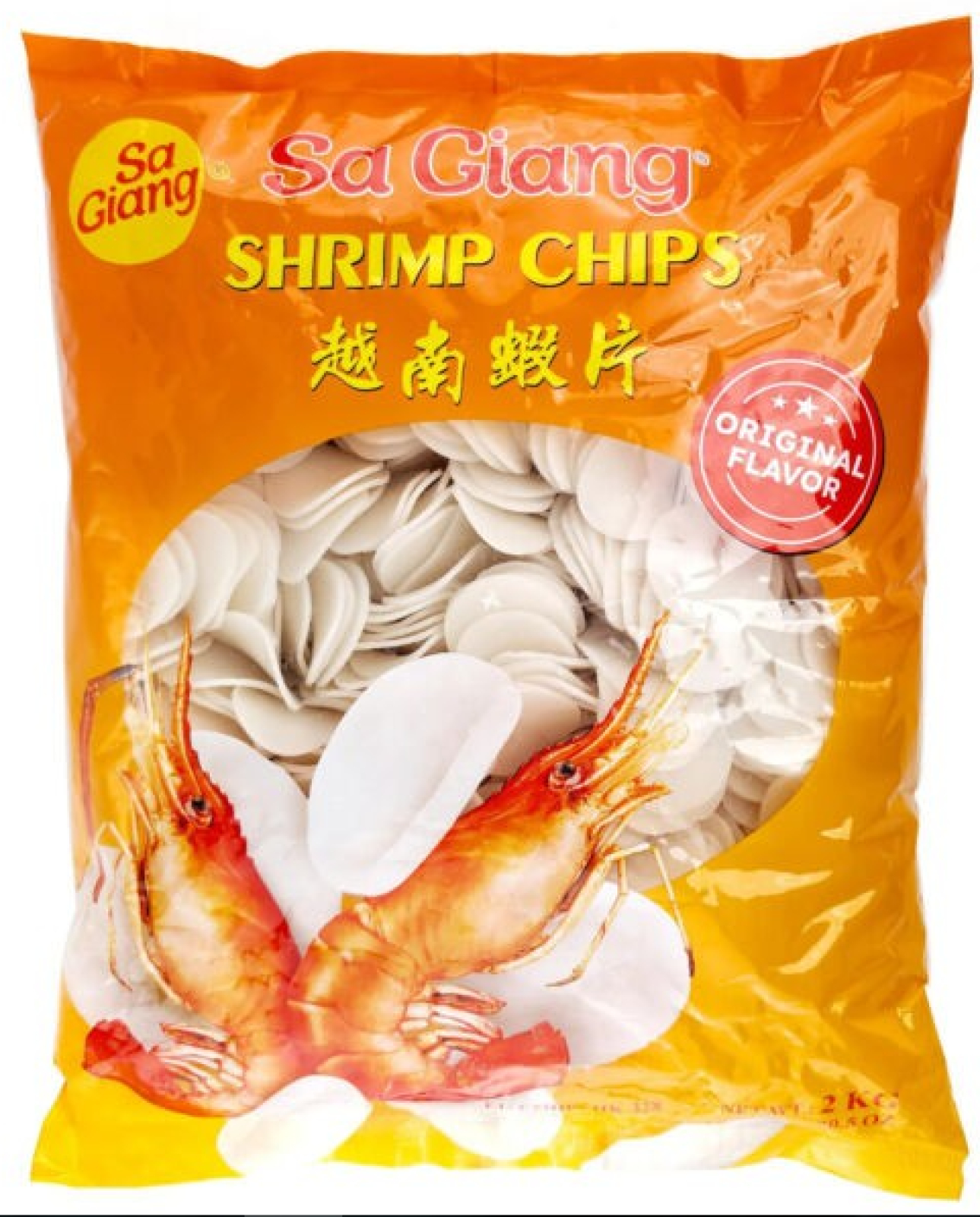 Chips Γαρίδας ΚΤΨ SA GIANG 2kg