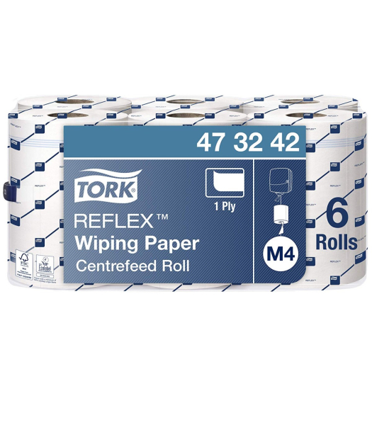 Ρολό Κουζίνας Reflex Wiping Paper Plus Centerfeed M4 150,8m TORK 1,1kg