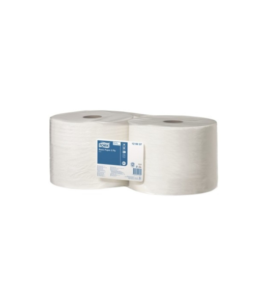 Ρολό Κουζίνας Basic Paper Βιομηχανικό Λευκό 2φυλλο 510m TORK 4,8kg