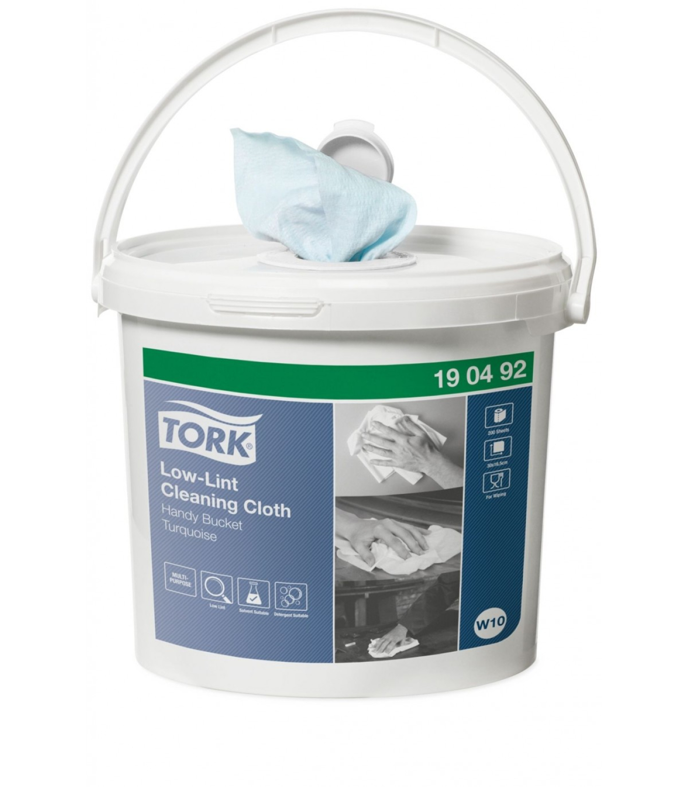 Ρολό Κουζίνας Cleaning Cloth Low Lint Σε Κουβά 200τμχ TORK 865,6gr
