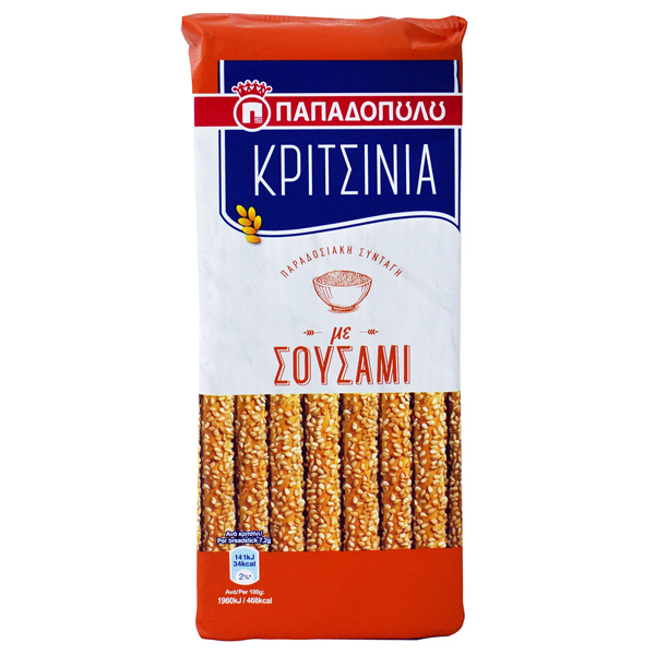 Κριτσίνια Σουσάμι ΠΑΠΑΔΟΠΟΥΛΟΥ 130gr