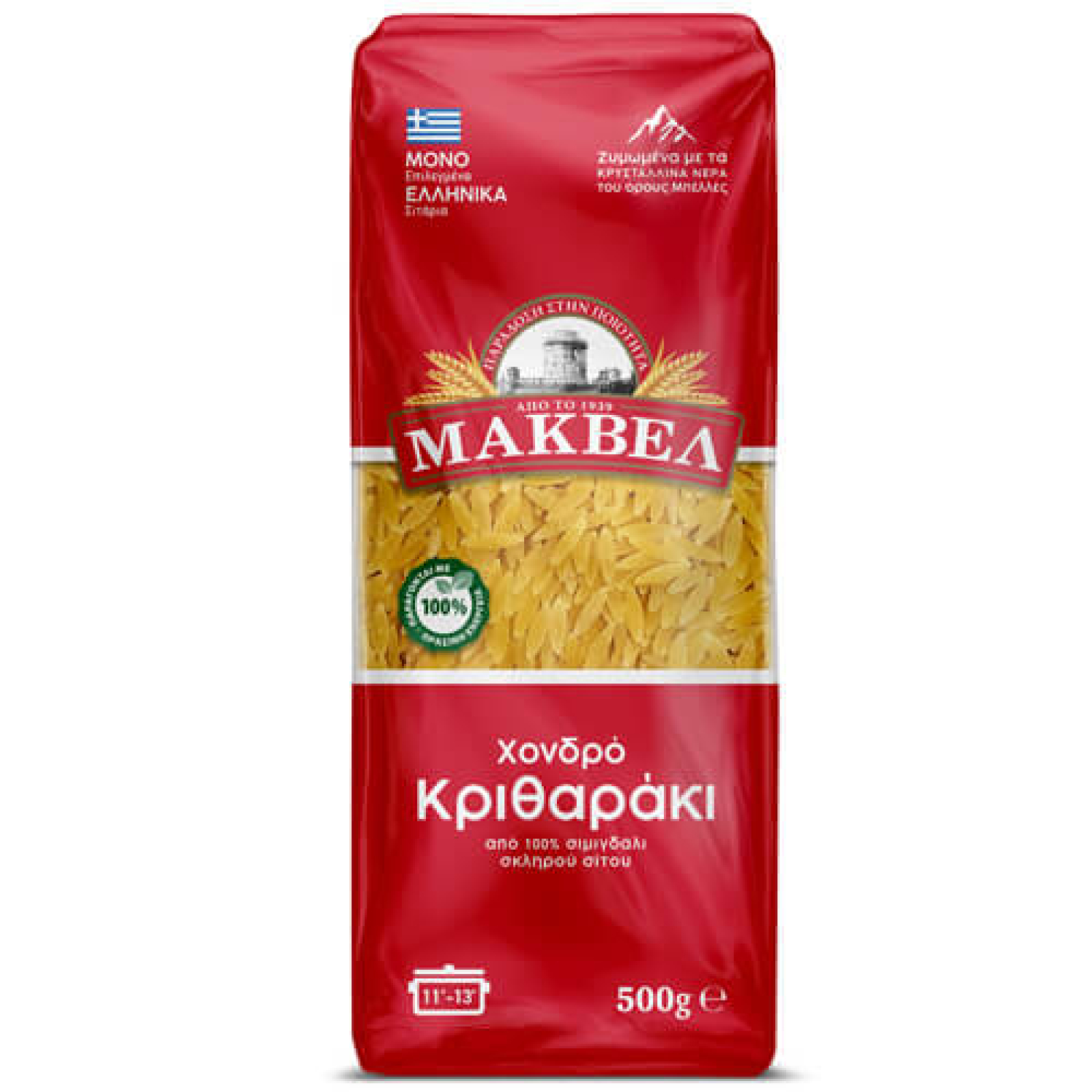 Κριθαράκι Χονδρό ΜΑΚΒΕΛ 500gr