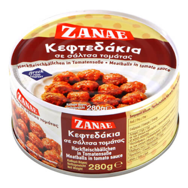 Κεφτεδάκια με Σάλτσα Τομάτας ΖΑΝΑΕ 280gr