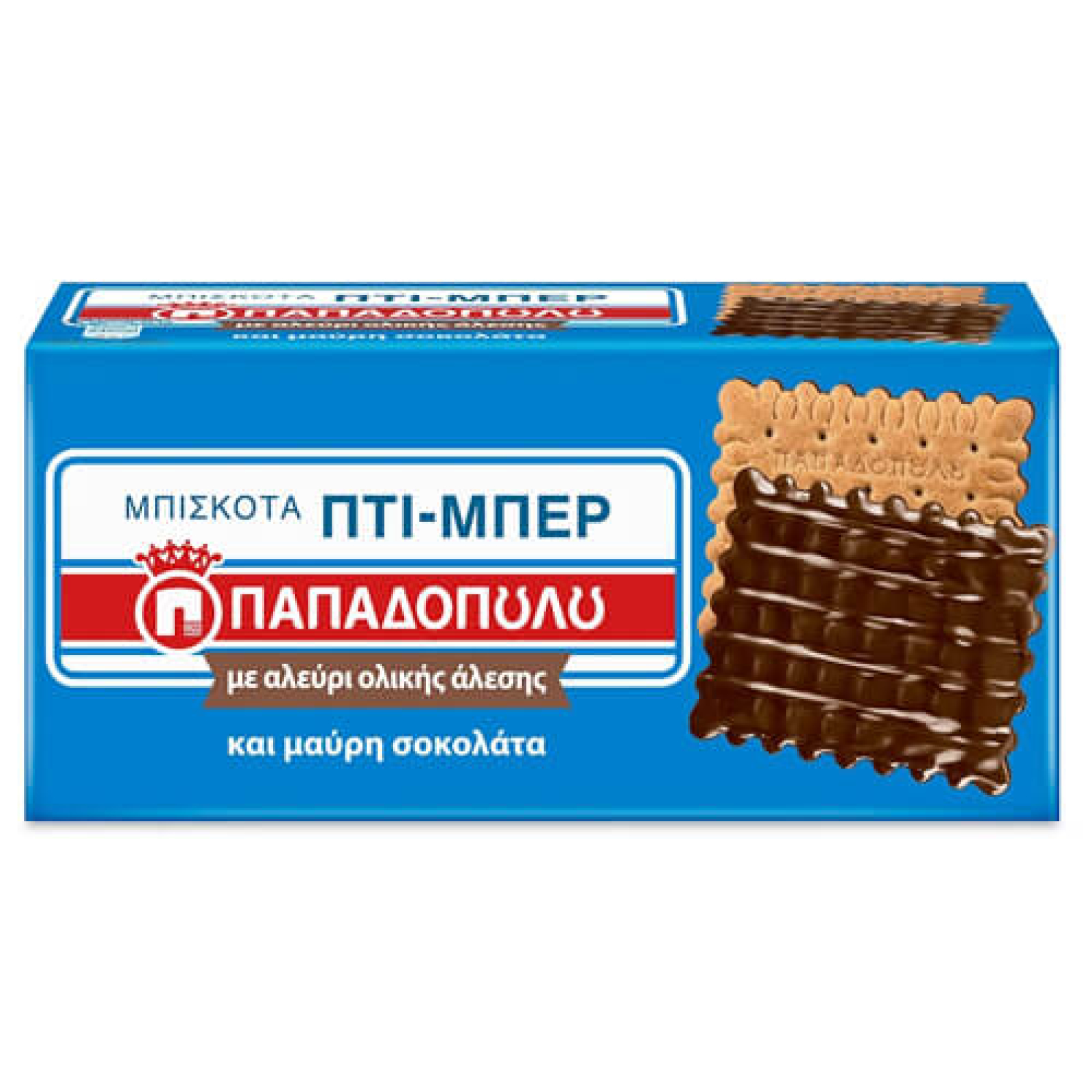 Πτι Μπερ Ολικής Μαύρη Σοκολάτα ΠΑΠΑΔΟΠΟΥΛΟΥ 200gr