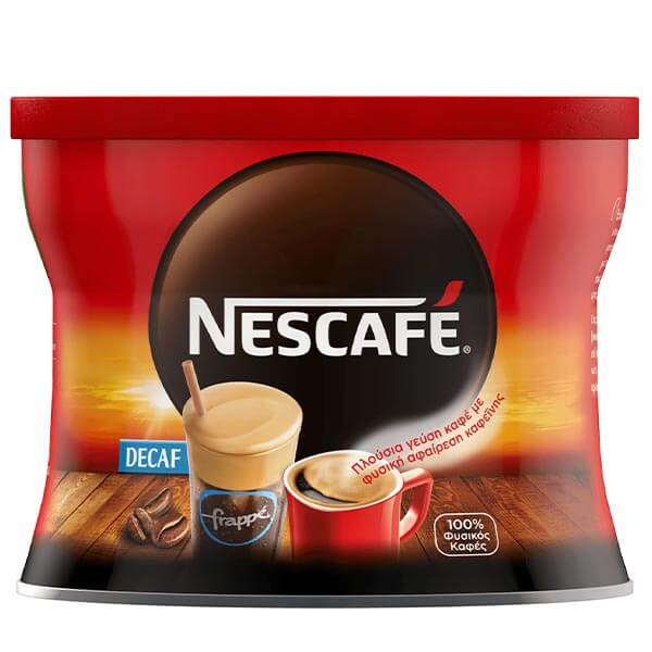 Στιγμιαίος Καφές Decaffeine NESCAFE 100gr