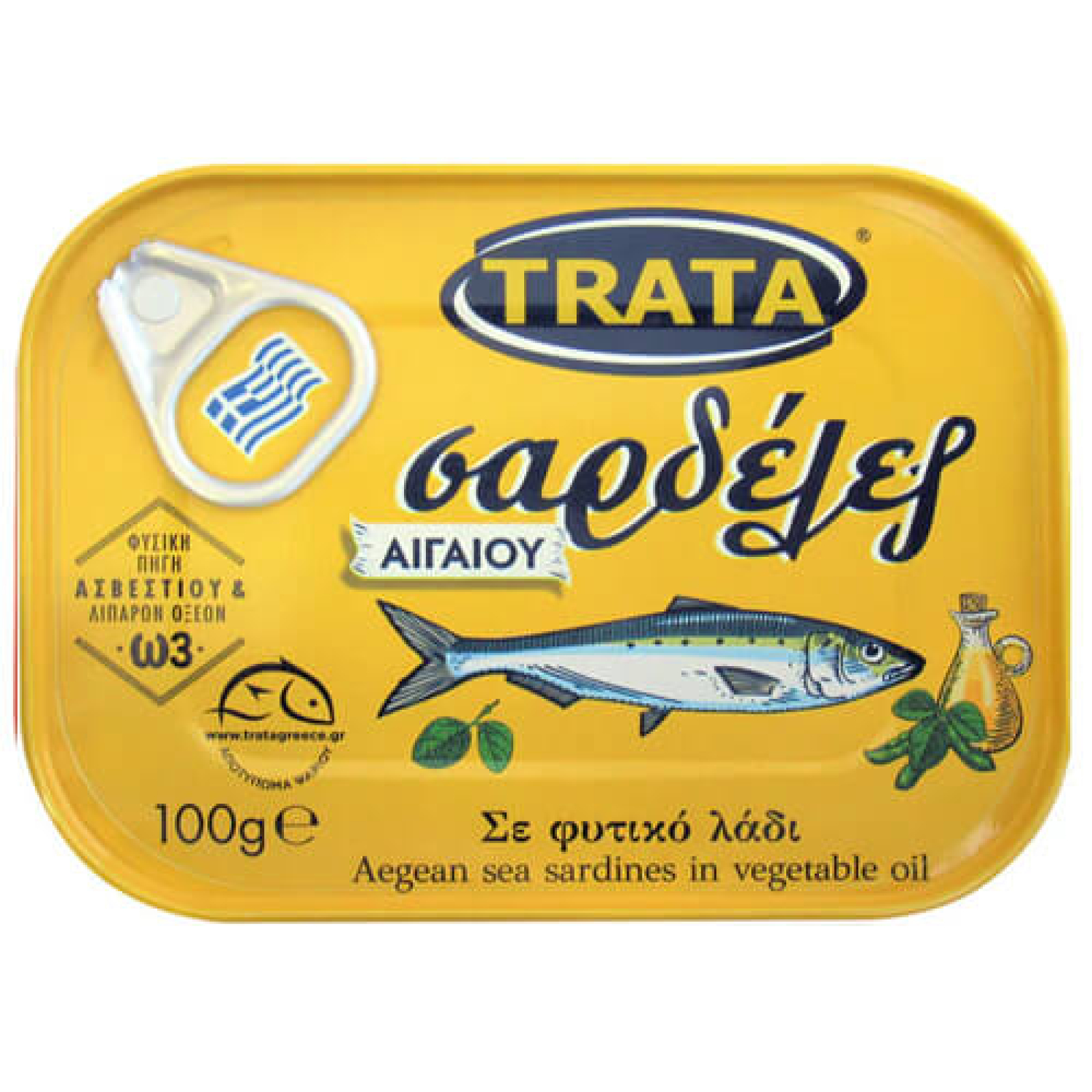 Σαρδέλα Σε Φυτικό Λάδι TRATA 100gr