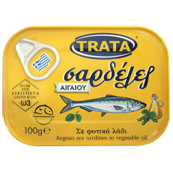 Σαρδέλα Σε Φυτικό Λάδι TRATA 100gr