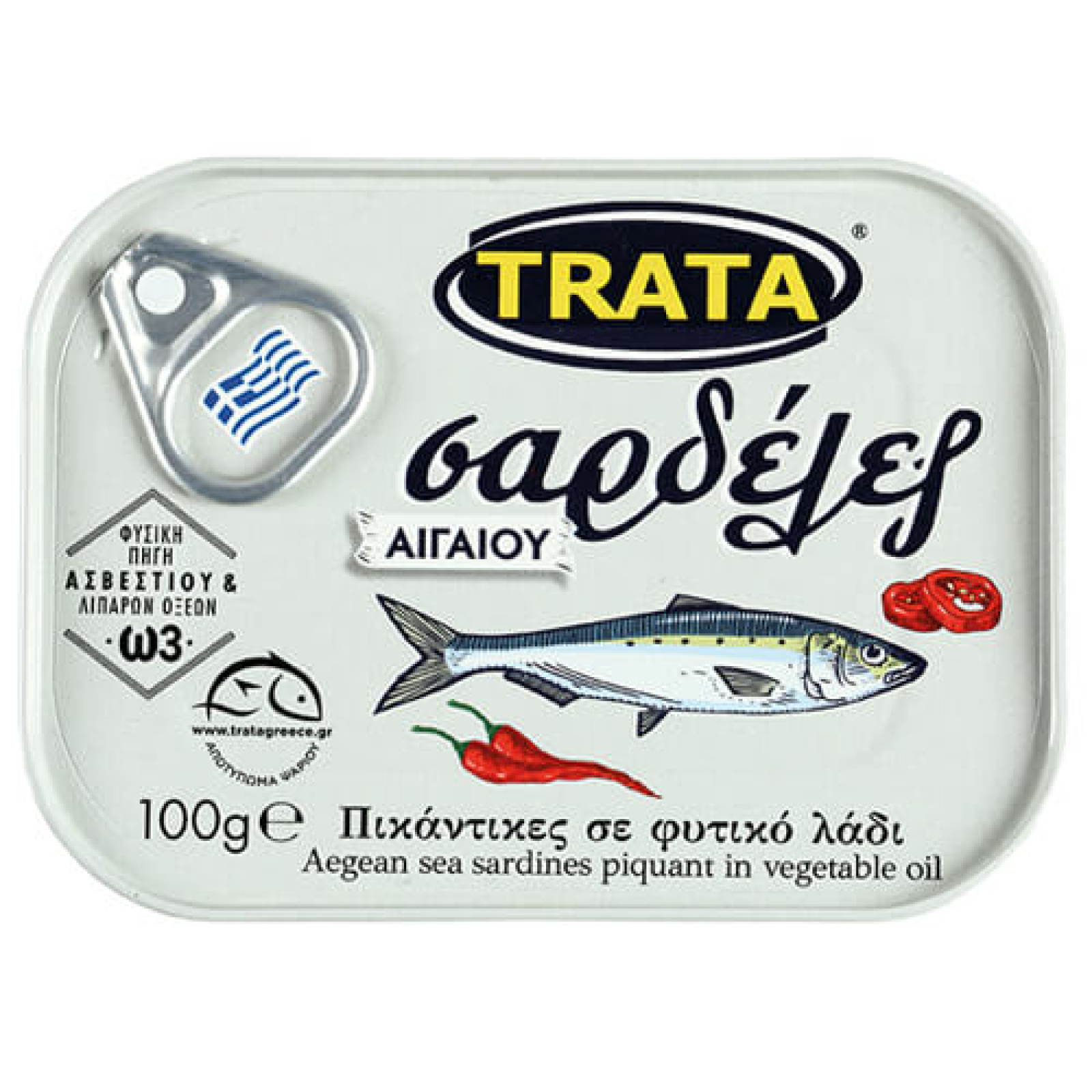 Σαρδέλα Πικάντικη Σε Φυτικό Λάδι TRATA 100gr