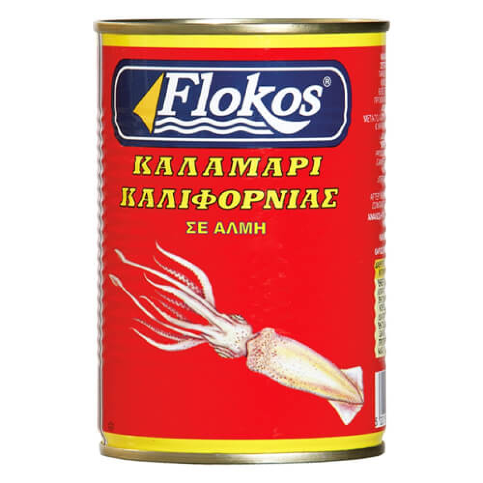 Καλαμάρι Σε Φυσικό Χυμό FLOKOS 370gr