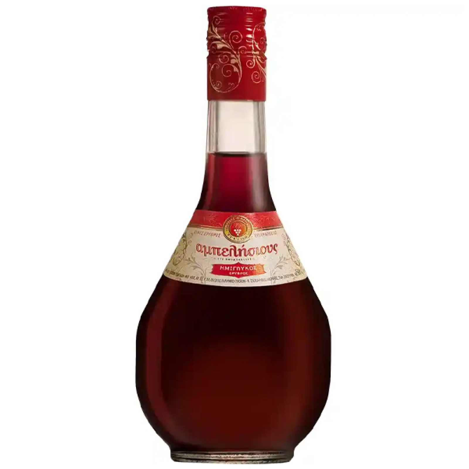 Ερυθρός Ημίγλυκος Οίνος ΑΜΠΕΛΗΣΙΟΥΣ 500ml