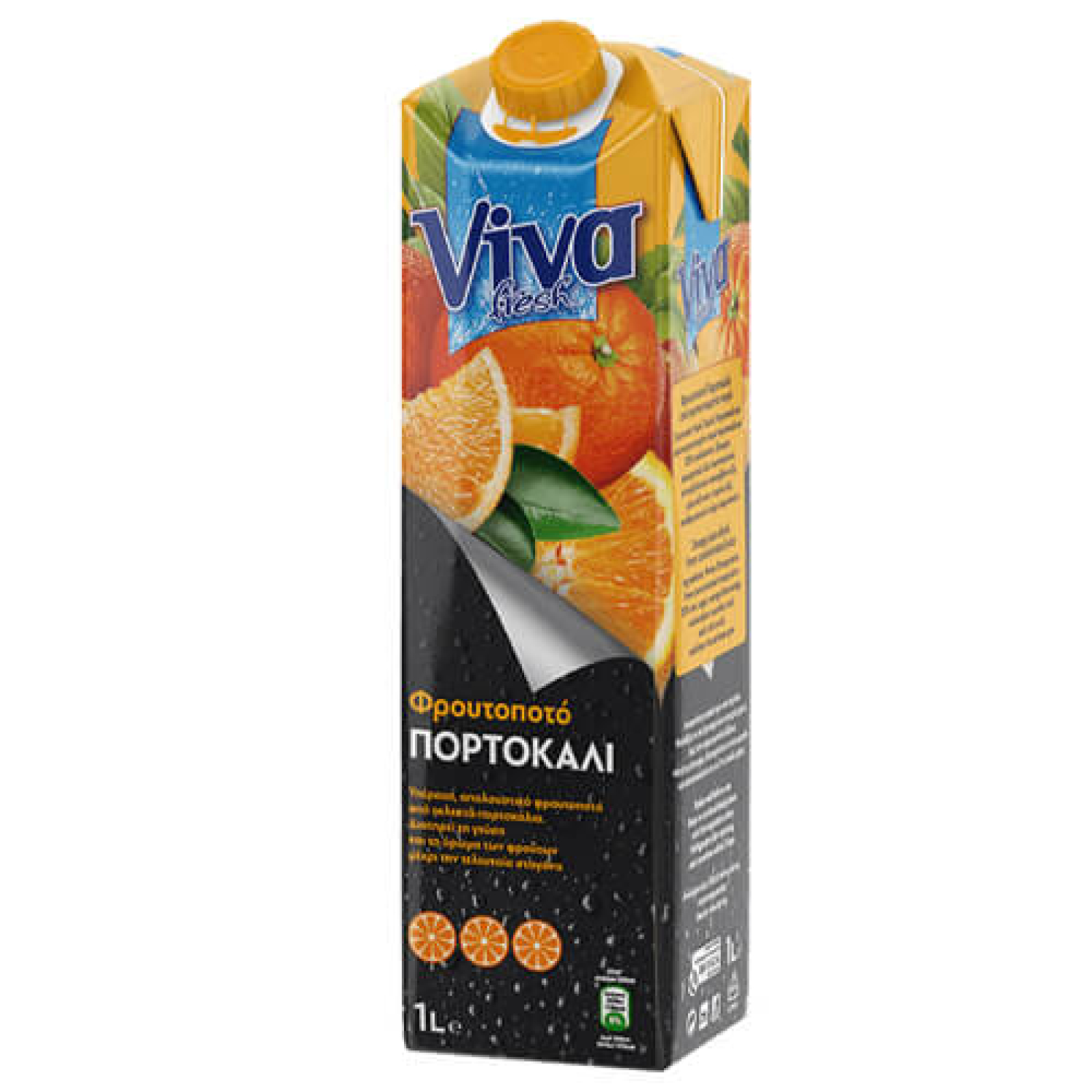 Χυμός Πορτοκάλι Φρουτοποτό VIVA 1lt