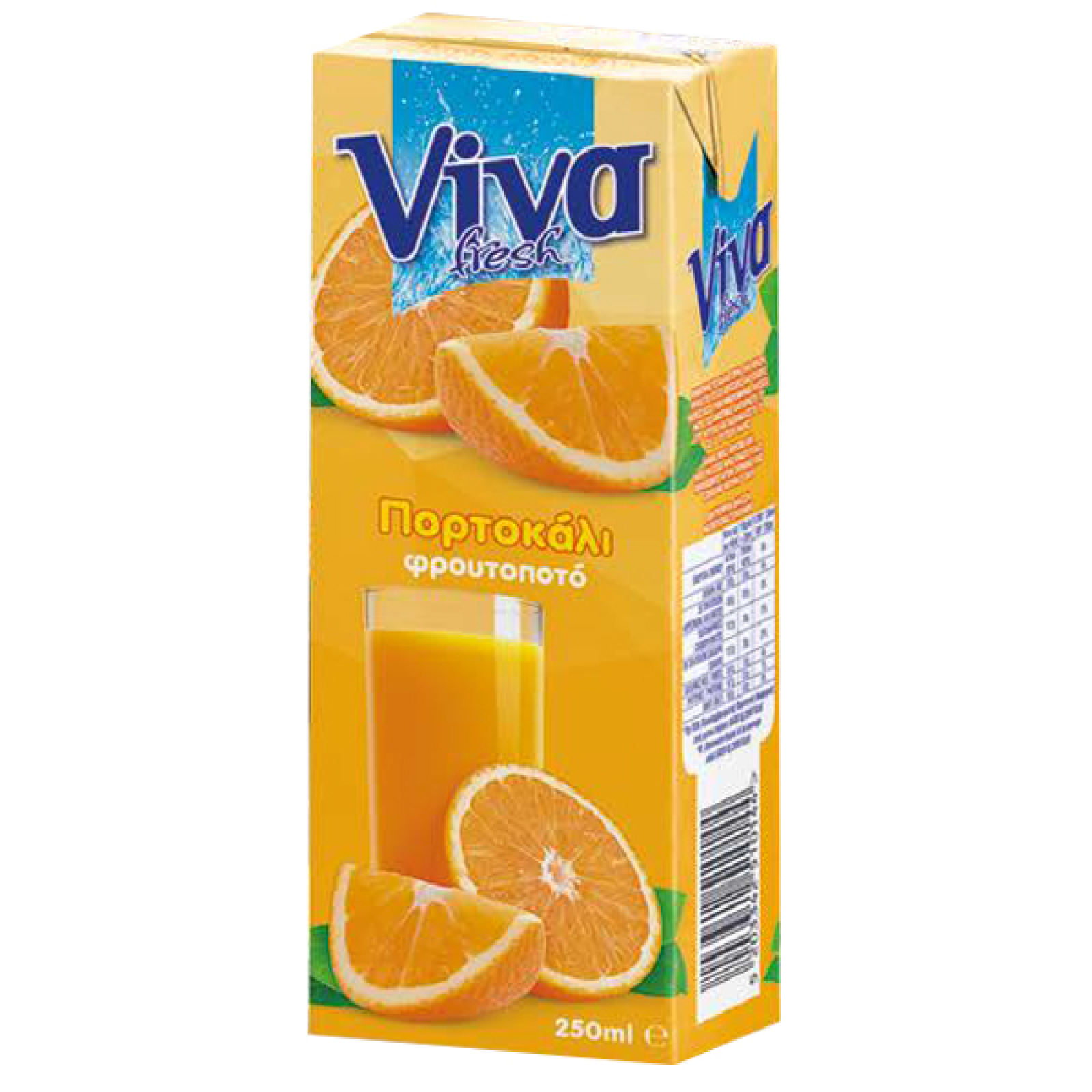 Χυμός Πορτοκάλι Φρουτοποτό VIVA 250ml