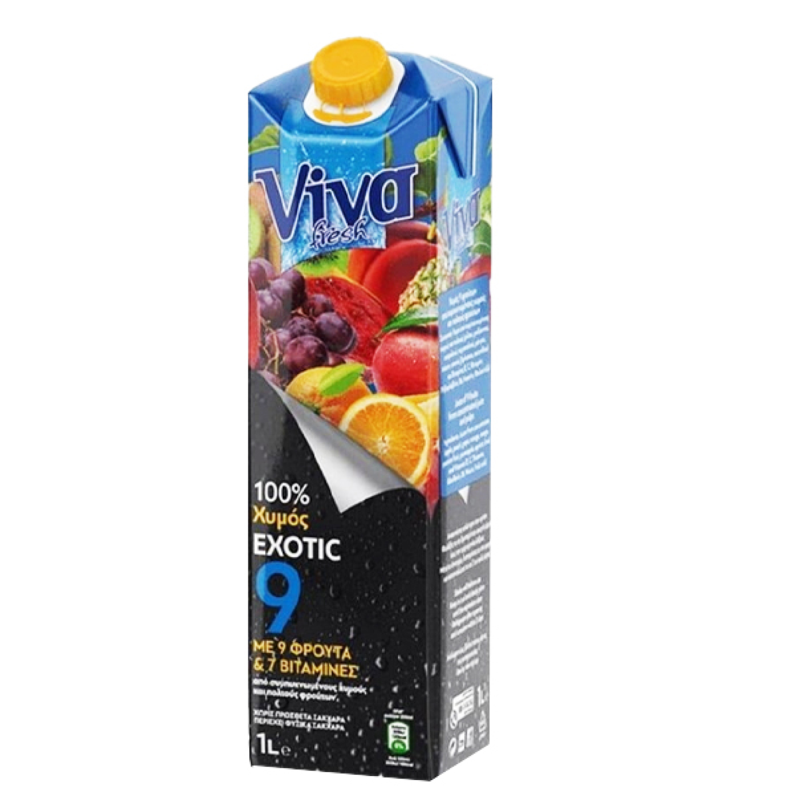 Χυμός Exotic 100% Φυσικός VIVA 1lt