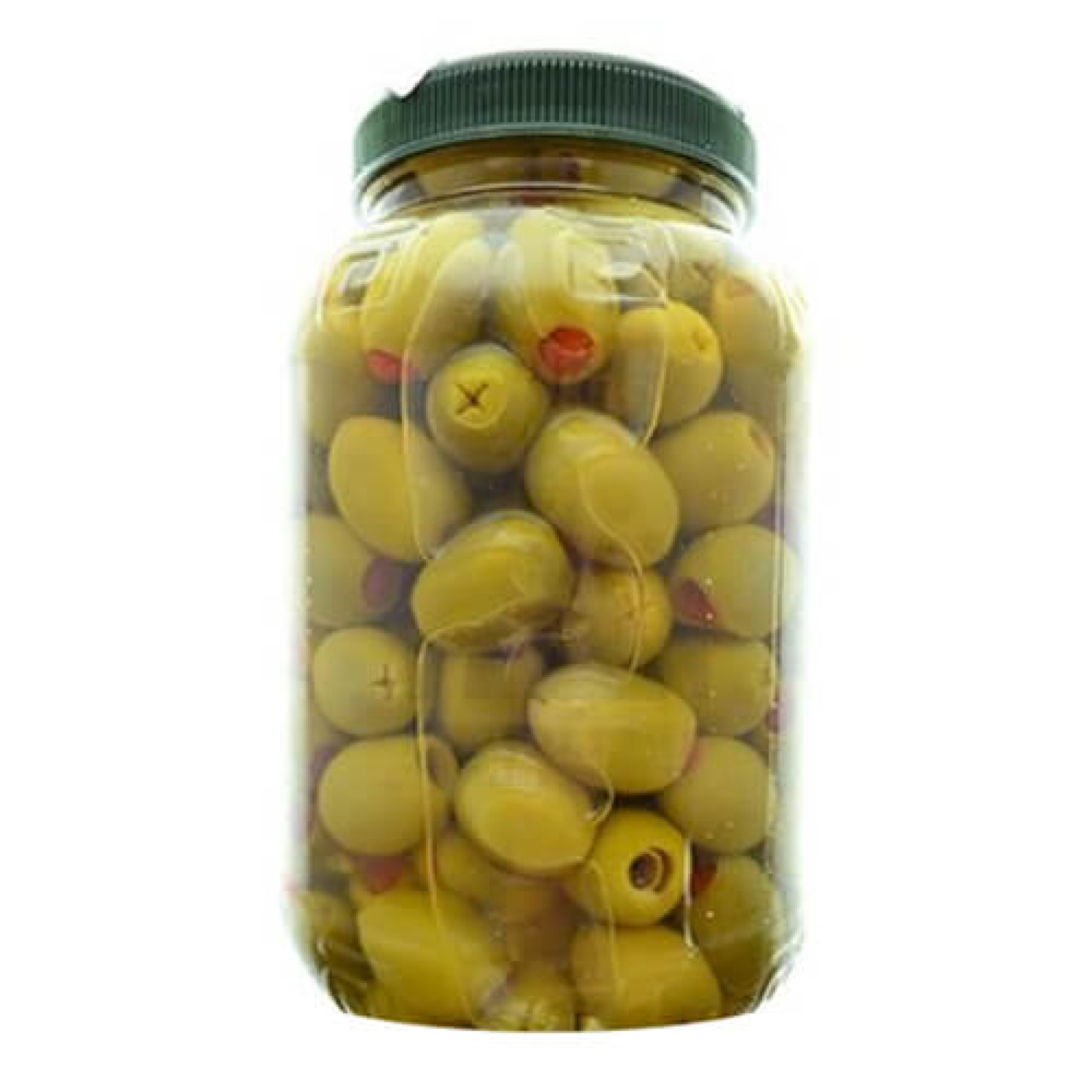 Ελιές Πράσινες Γεμιστές με Πιπεριά (121-140) ELIA-ELIA 1kg