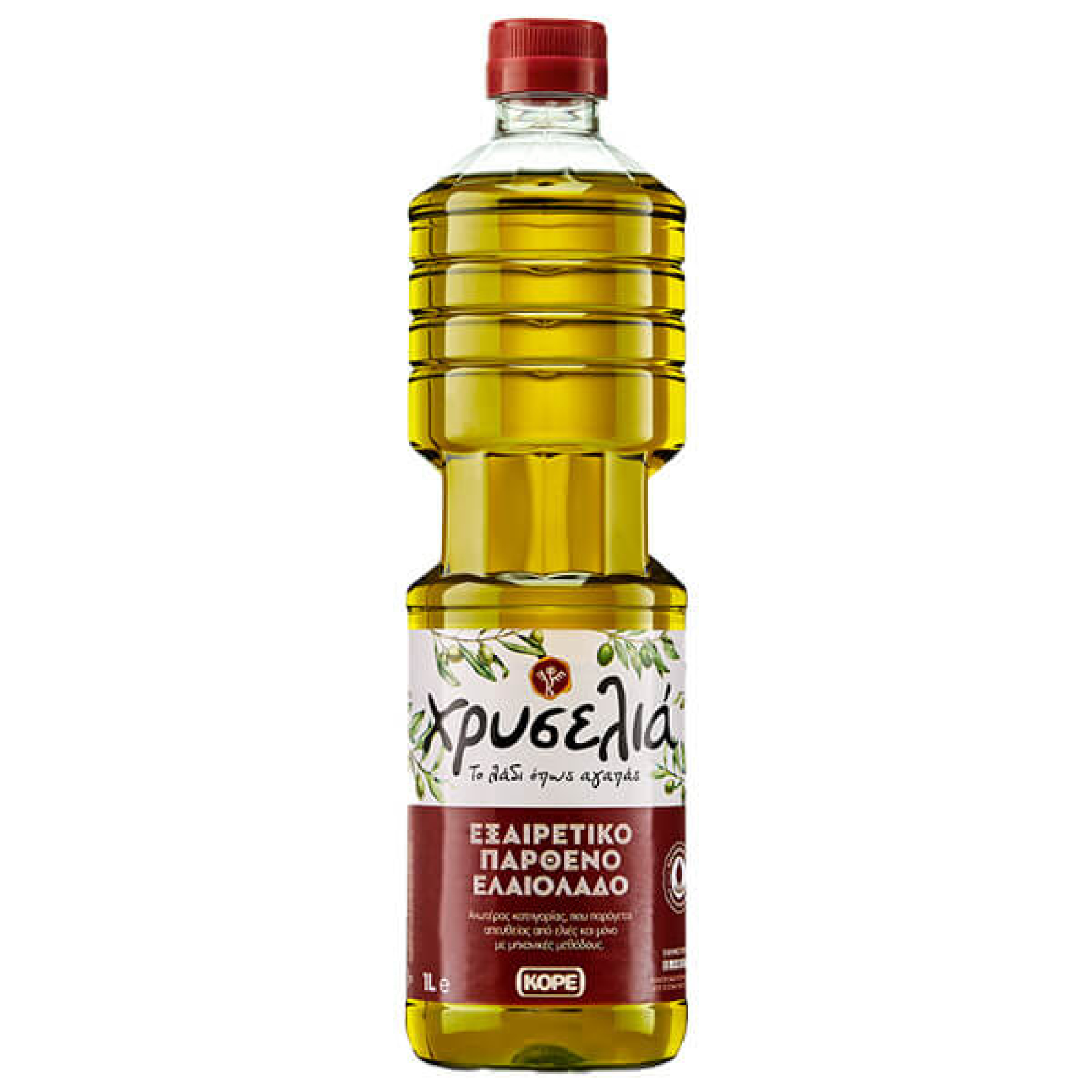 Ελαιόλαδο Εξαιρετικά Παρθένο ΧΡΥΣΕΛΙΑ 1lt