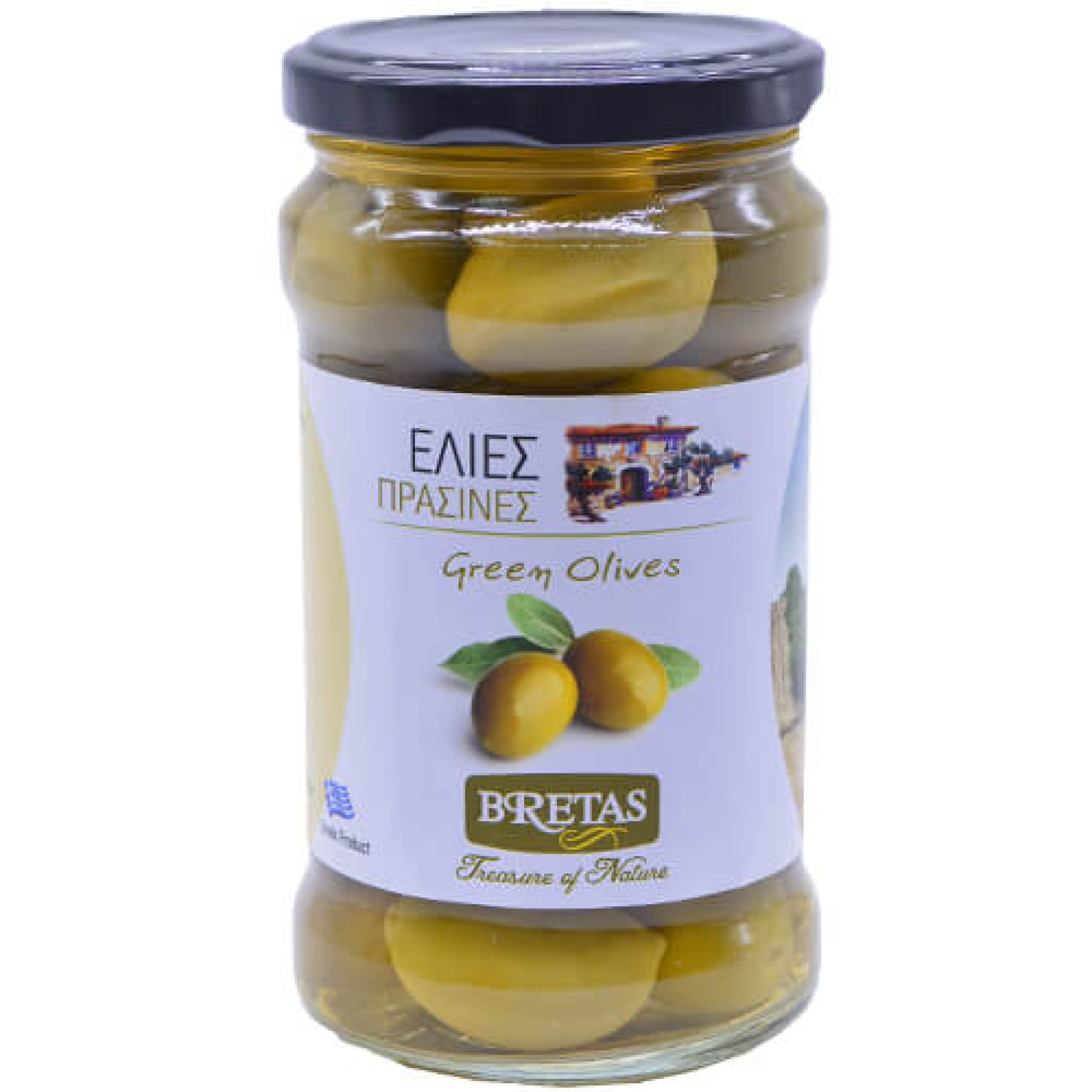 Ελιές Πράσινες Βάζο ΜΠΡΕΤΑΣ 314ml