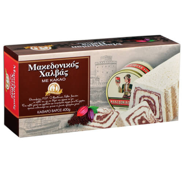 Χαλβάς Μακεδονικός Με Κακάο ΧΑΪΤΟΓΛΟΥ 400gr