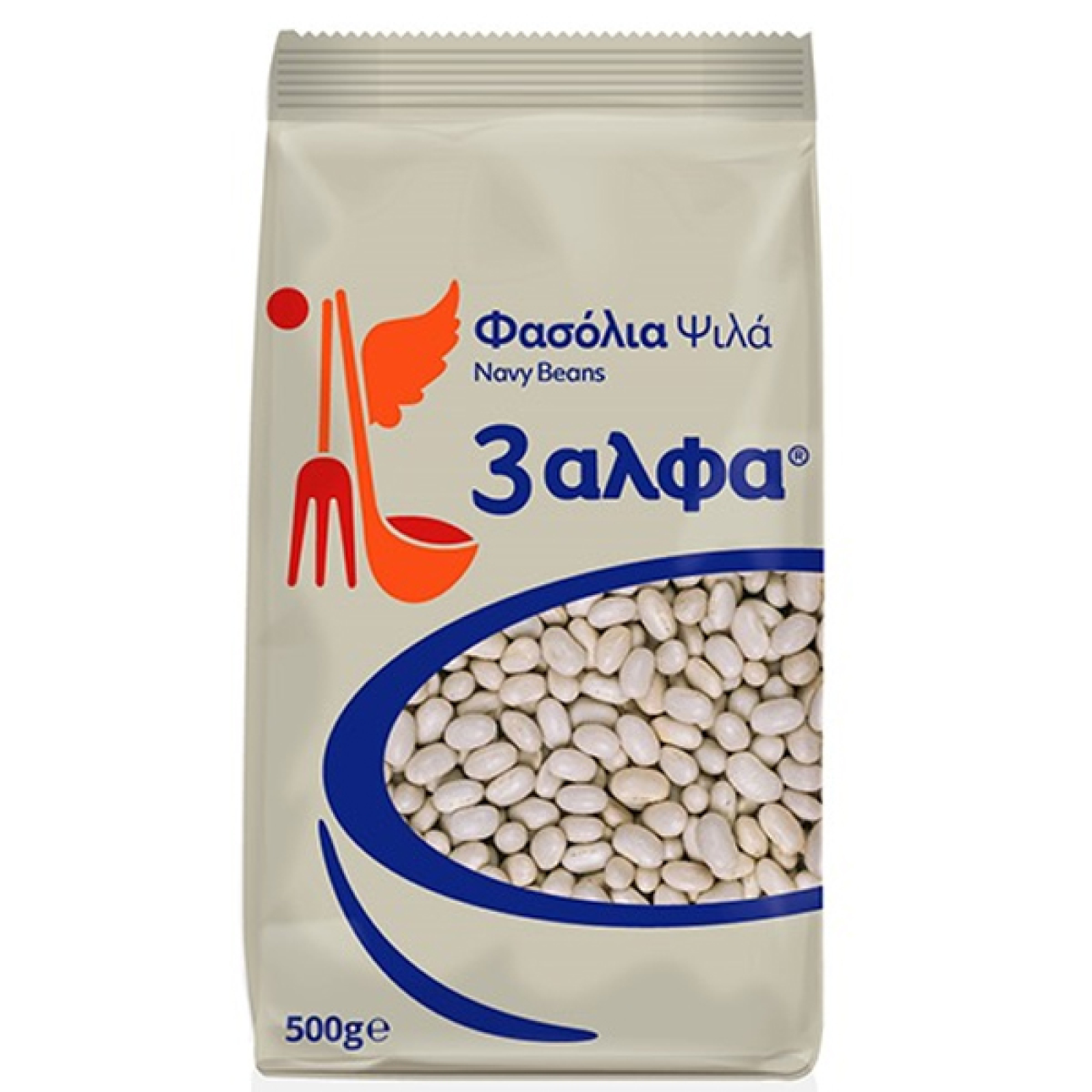 Φασόλια Ψιλά 3Α 500gr