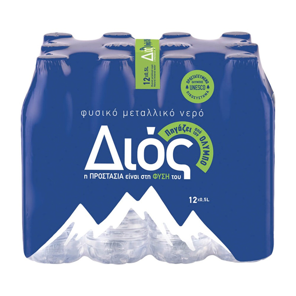 Φυσικό Μεταλλικό Νερό ΔΙΟΣ 12x500ml