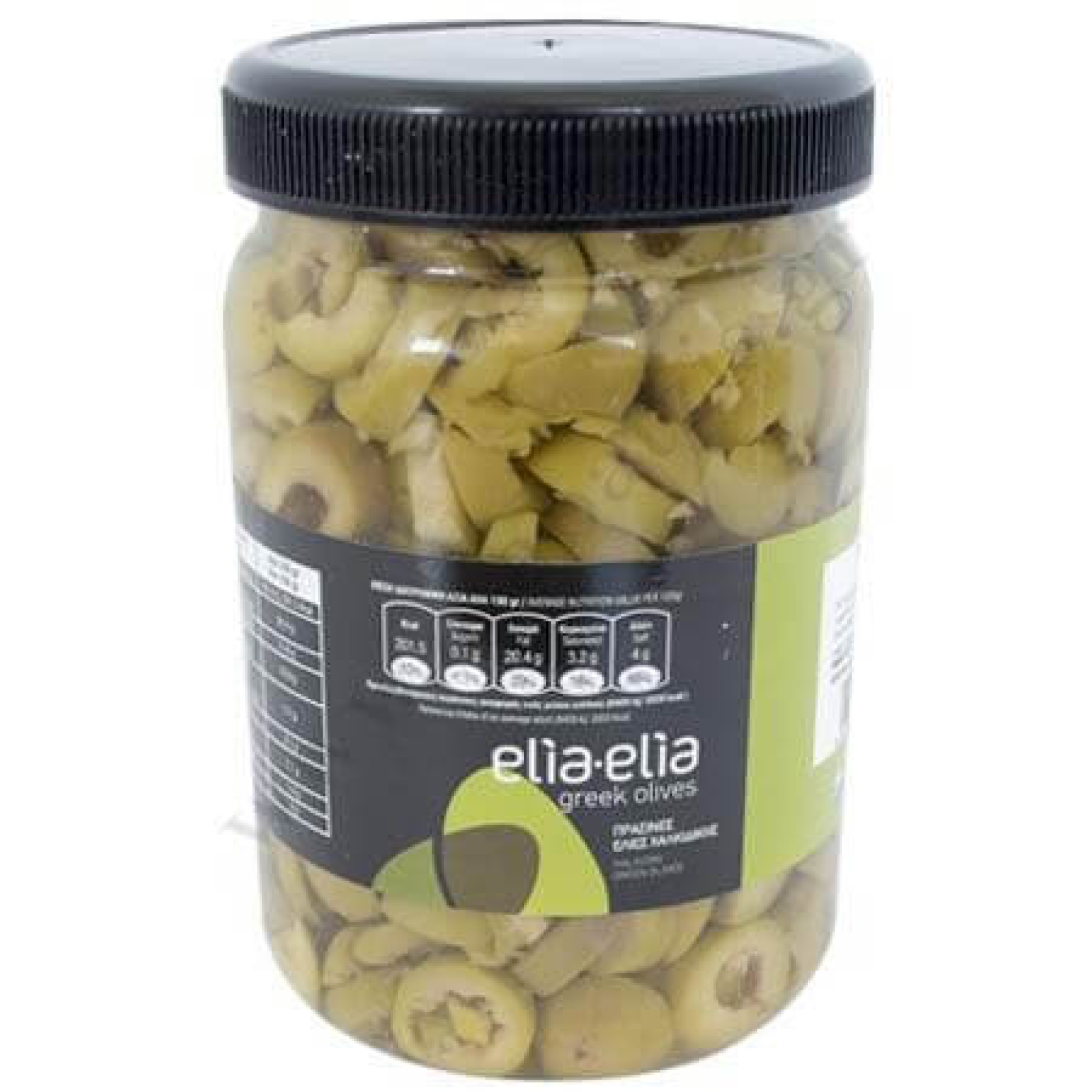 Ελιές Πράσινες Ροδέλα Pet ELIA-ELIA 400gr