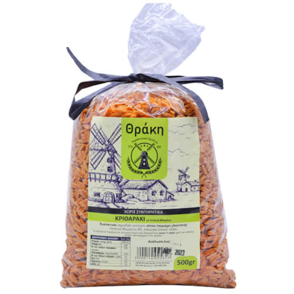Κριθαράκι Με Πιπεριά Φλωρίνης Παραδοσιακό ΘΡΑΚΗ 500gr