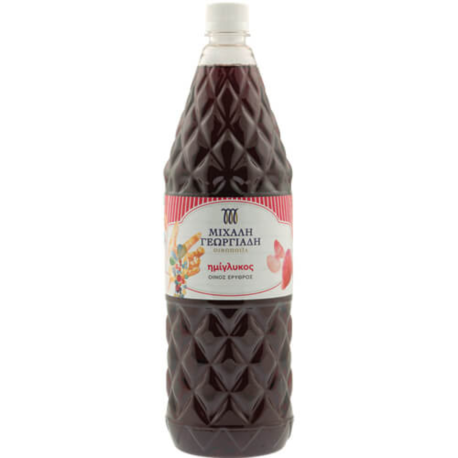 Ερυθρός Ημίγλυκος Οίνος ΓΕΩΡΓΙΑΔΗΣ ΜΙΧΑΛΗΣ 1,5lt