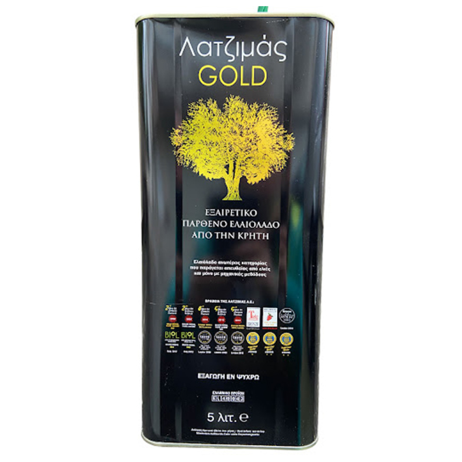 Ελαιόλαδο Εξαιρετικά Παρθένο ΛΑΤΖΙΜΑΣ 5lt