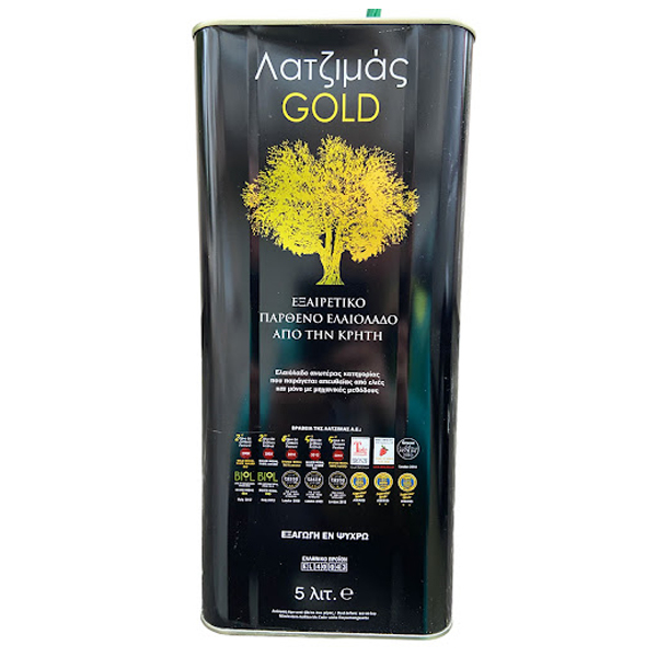 Ελαιόλαδο Εξαιρετικά Παρθένο ΛΑΤΖΙΜΑΣ 5lt