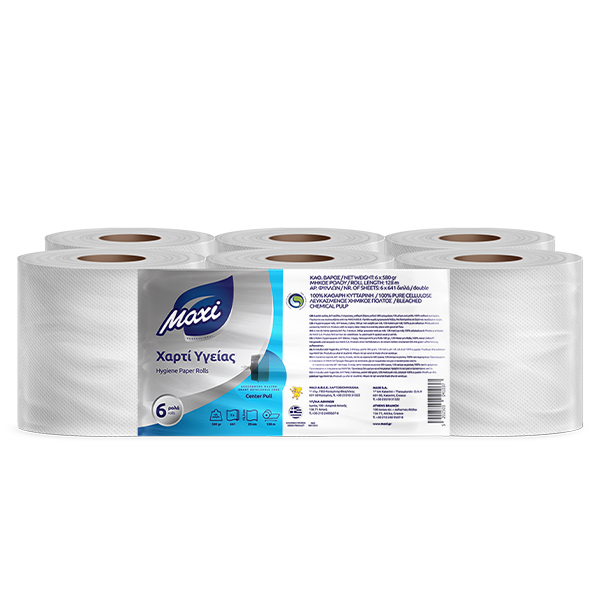 Ρολό Υγείας Αυτόματης Μηχανής 600gr MAXI 6τμχ