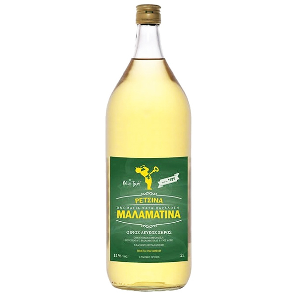Ρετσίνα ΜΑΛΑΜΑΤΙΝΑ 2lt (Μη Επιστρεφόμενη Φιάλη)