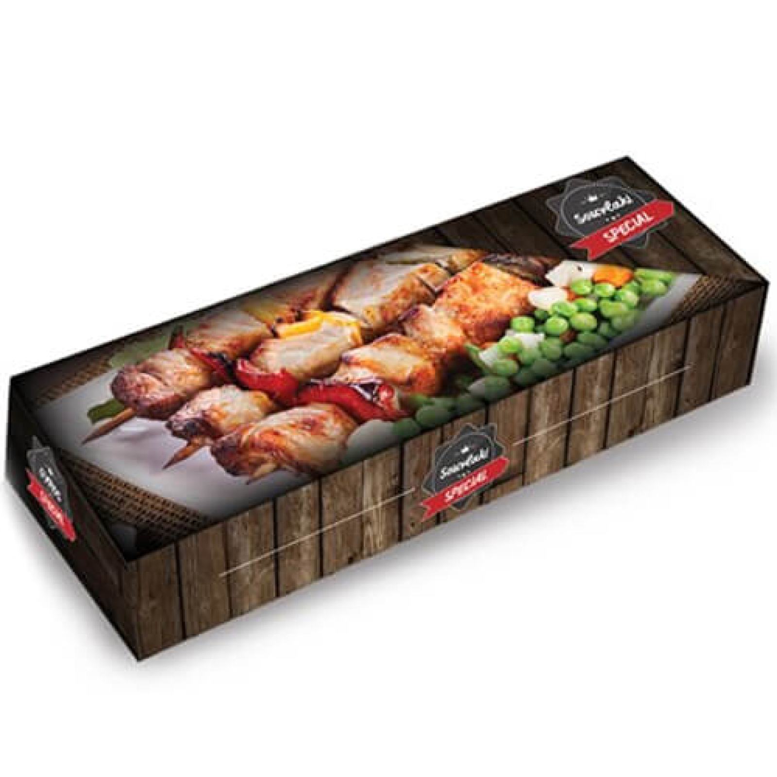 Κουτιά Ψητοπωλείου (25x9x6,5cm) LUXURY 10kg