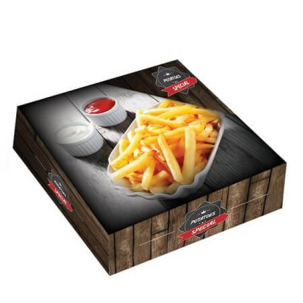 Κουτιά Ψητοπωλείου Πατάτας Μεγάλο (16x13,5x6cm) LUXURY 10kg