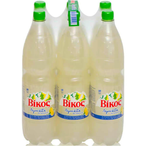 Αναψυκτικό Λεμονάδα με Μεταλικό Νερό (6τμχ) ΒΙΚΟΣ 1,5lt