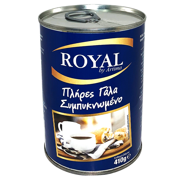 Γάλα Εβαπορέ Συμπυκνωμένο ROYAL 410gr