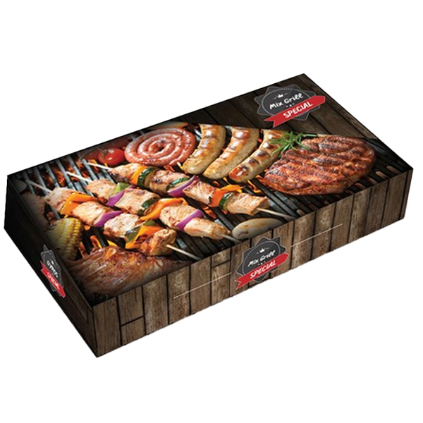 Κουτιά Ψητοπωλείου Μερίδας (22x16x5cm) LUXURY 10kg