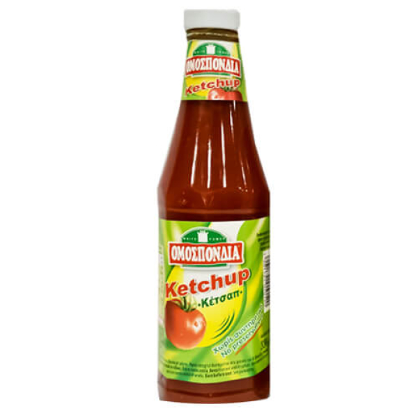 Ketchup Κλασσική Γυαλί ΟΜΟΣΠΟΝΔΙΑ 330gr