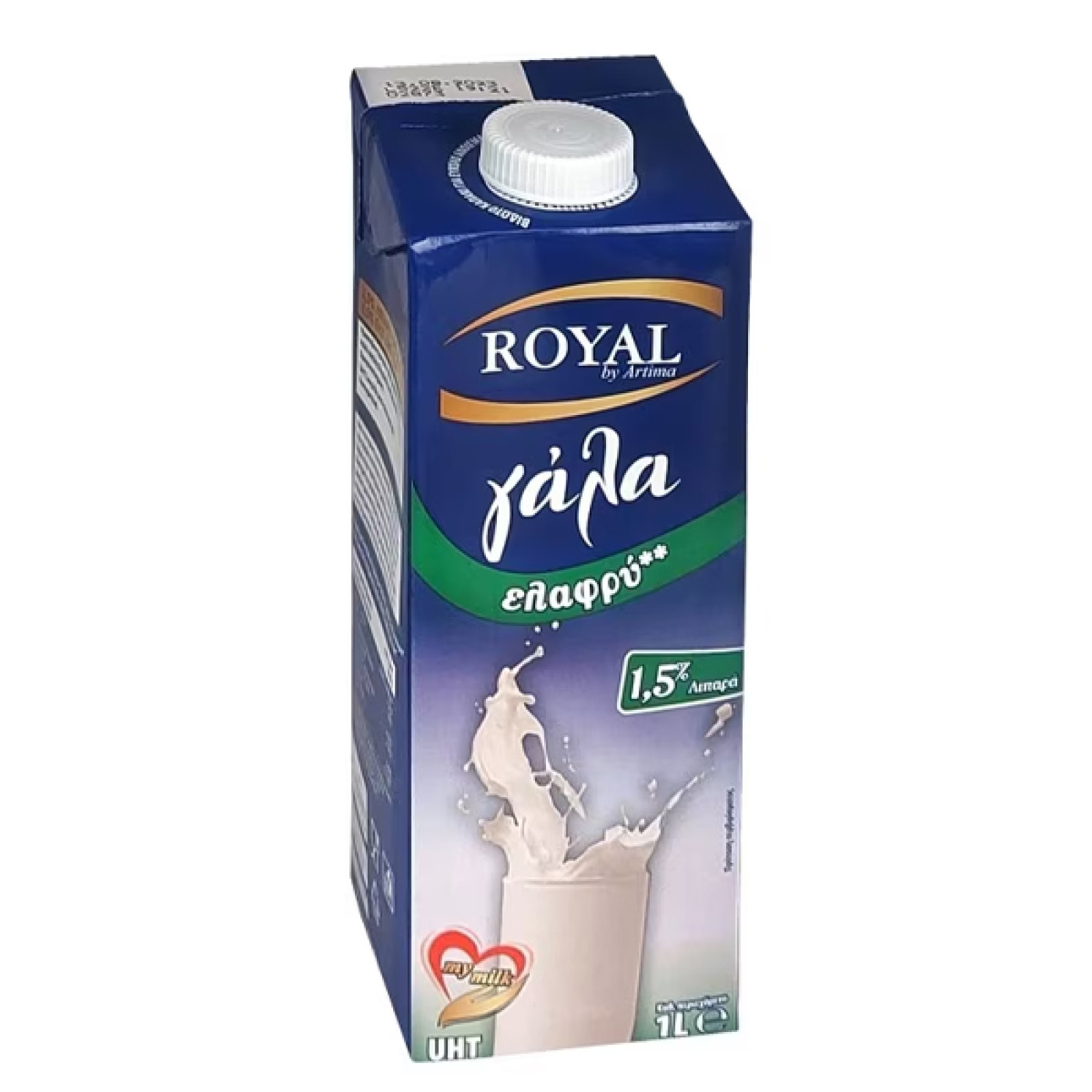 Γάλα Μακράς Διαρκείας 1,5% Light ROYAL 1lt
