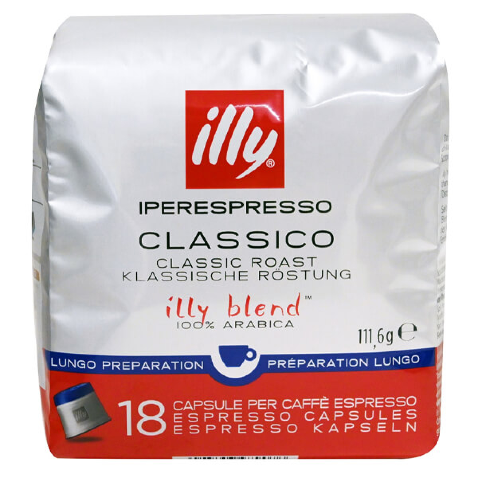 Espresso Iper Lungo Caps ILLY (18τμχ)