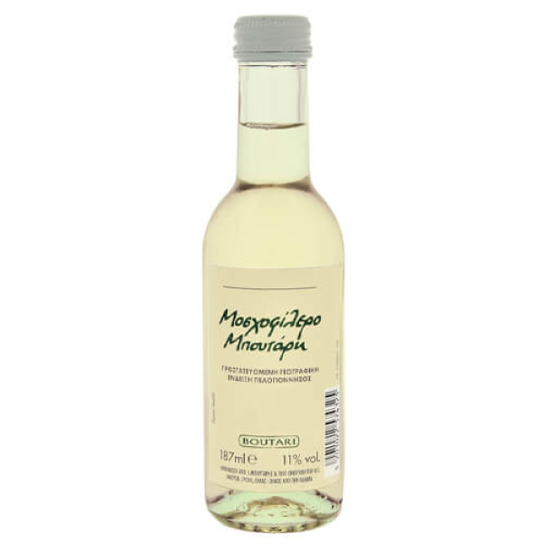 Οίνος Λευκός Ξηρός Μοσχοφίλερο ΟΠΑΠ ΜΠΟΥΤΑΡΗ 187ml