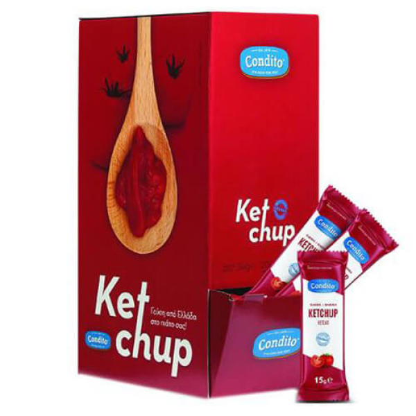 Ketchup Μερίδες CONDITO 200x15gr